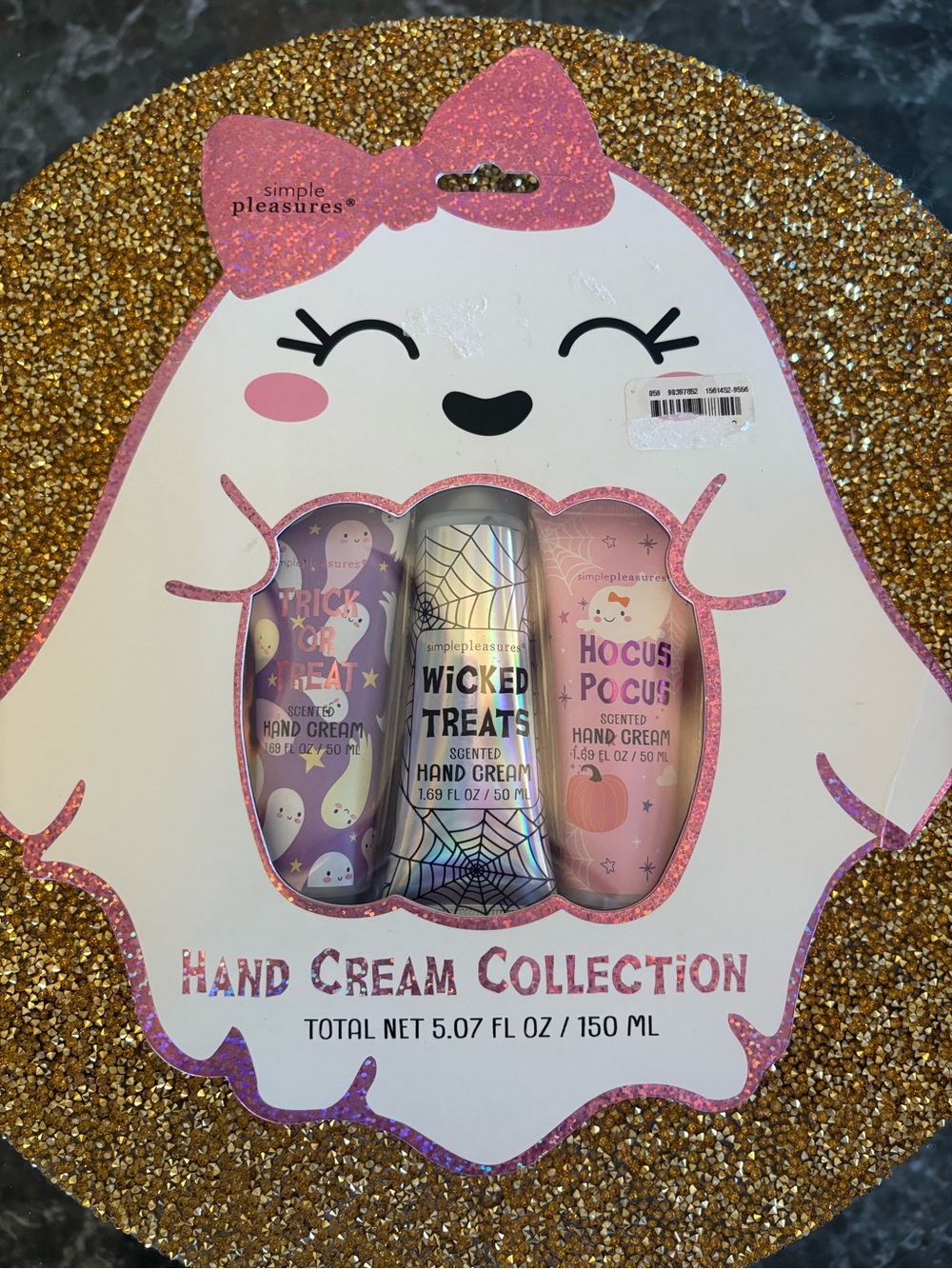 Hand cream collection NWT Pink Ghost in gift box Collection/3 Pack. 5.07 oz net